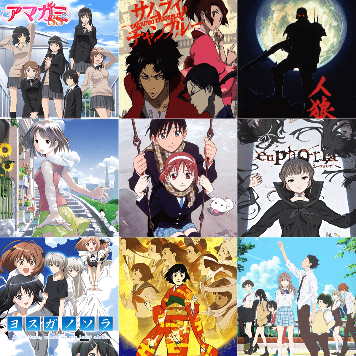 my 3x3 semi new to anime I appreciate any recommendations : r/MyAnimeList